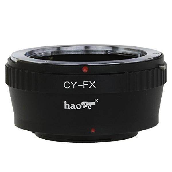 Haoge Lensa Penyambung Adaptor untuk Contax/Yashica C/Y CY Mount Lensa untuk Fujifilm X-Kamera Pasang Seperti X-A1, x-A2, X-A3, X-A10, X-E1-Intl