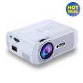 High Quality Mini Projector 1800 Lumens TV Home Theater Support Full Hd 1080p Video Media player HDMI 3D Beamer LED Projector ( White, Black) (UK PLUG for Malaysia)