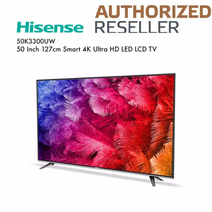 Hisense 50 Inch Smart 4k Uhd Led Tv 50k3300uw 2 Years Hisense Malaysia Warranty Lazada