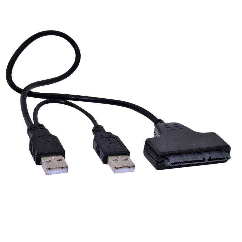 Honghui USB 2.0 untuk SATA Adaptor Konverter Kabel dengan 2.5 Inch Keras Mendorong HDD-Internasional
