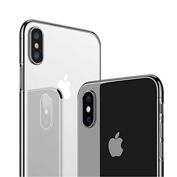 Hoot2 Ultra Ramping Kulit Merasa iPhone X Bening Kasus Sempurna Liputan Penuh dengan Rise Daerah Kamera Perlindungan 2017- internasional
