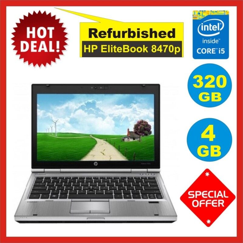 HP EliteBook 8470p - 14 - Core i5 3340M 4 GB RAM - 320 GB HDD Malaysia