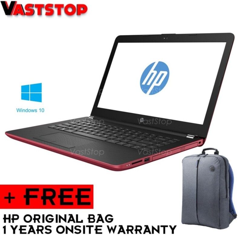 HP Notebook Red 14-bw054AU(A6-9220/4GB/500GB/W10/14) Malaysia