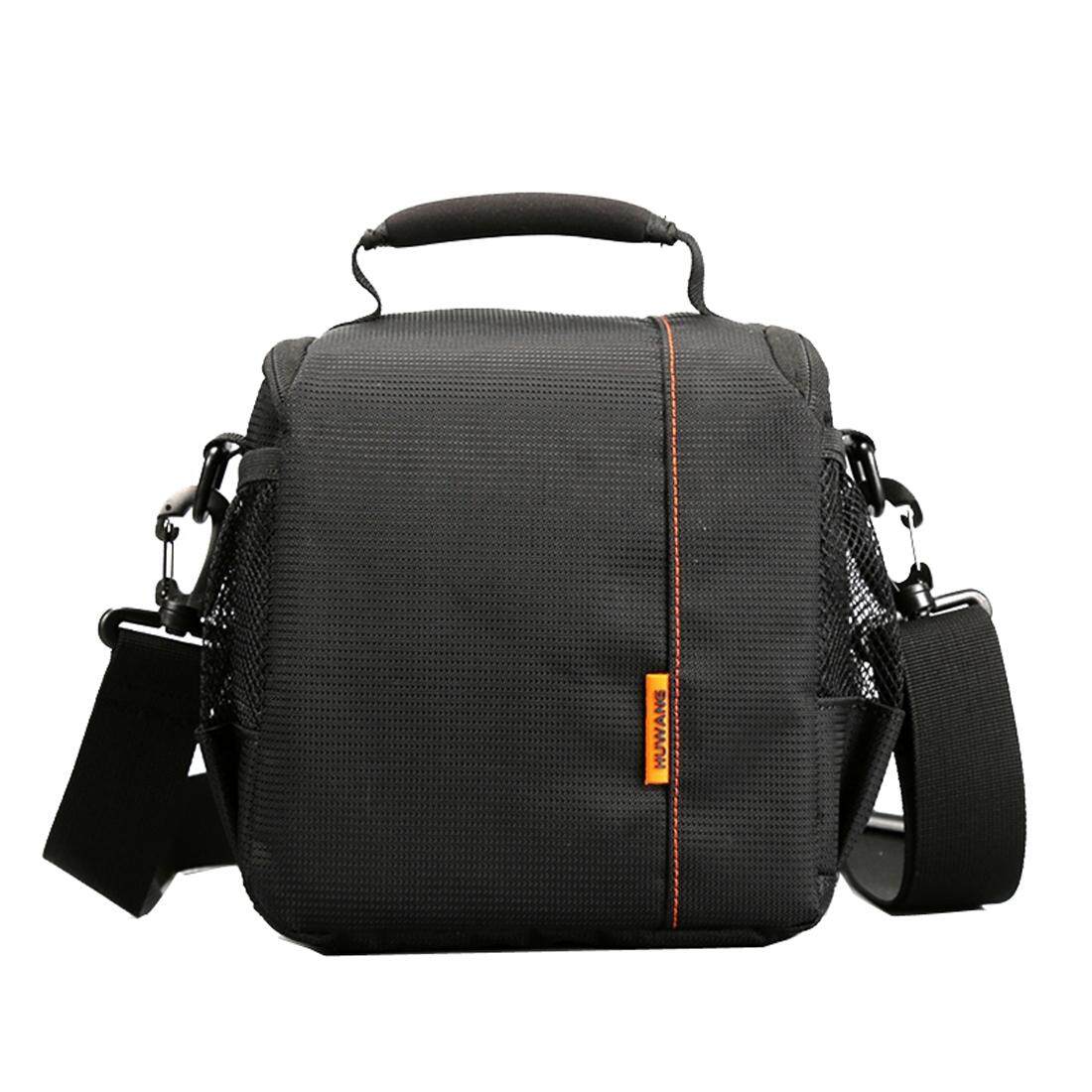 Huwang HU107420 Portable Tahan Air Anti Gores Permukaan Poliester Tas Bahu Tas Tangan Dapat Disesuaikan Tali Bahu Yang Dapat Dilepas untuk GoPro, SJCAM, Nikon, canon, Xiaomi Xiayi Yi Apel, Samsung Huawei Ukuran: 18X17X13 Cm (Oranye)-Intl
