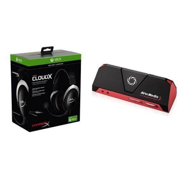 HyperX CloudX Pro Permainan Headset dan AVerMedia Live Gamer Portabel 2 Bundel-Internasional