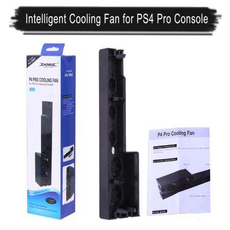 Intelligent Cooling Fan Heat Exhauster Temperature Control for PS4 Pro Console