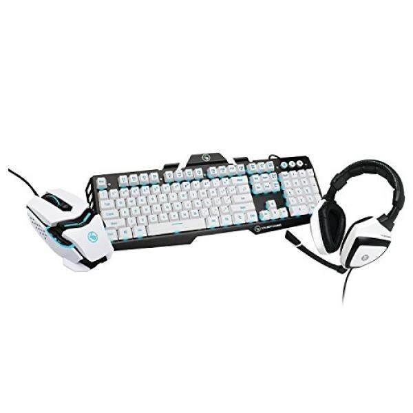 IOGEAR Kaliber Gaming Imperial White Edition Gamer Pack, GKMHKIT1E - intl