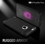 iPhone 6 Plus Case, iPhone 6s Plus Case, Soft Silicone Protection Shock Absorption Cover and Carbon Fiber Design Phone Casing