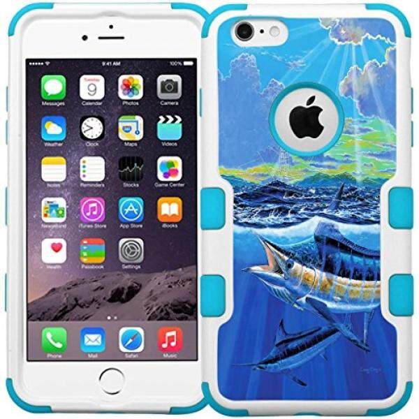 Iphone 6 S Plus/6 Plus (5.5 Inch) Case-Armatus Perlengkapan (TM) pancing Seri Telepon Case Hibrida Pelindung Sarung untuk Apple iPhone 6 S Plus/iPhone 6 Plus-Dilisensi Secara Resmi karya Seni-Biru Marlin-Internasional