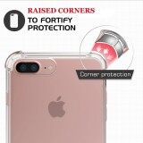 IPhone 7 cộng với vỏ điện thoại, iPhone 8 cộng với vỏ điện thoại, Silicone rõ ràng chống sốc bìa trong suốt nhựa TPU mềm Vỏ Ốp