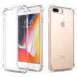 IPhone 7 cộng với vỏ điện thoại, iPhone 8 cộng với vỏ điện thoại, Silicone rõ ràng chống sốc bìa trong suốt nhựa TPU mềm Vỏ Ốp