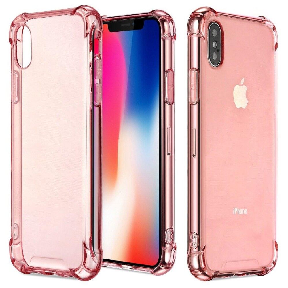 iPhone X Case iPhone Xs Case Clear Shockproof Bumper Cover Transparent Silicon TPU Casing - Hàng quốc tế | Lưu ý thời gian giao hàng dự kiến
