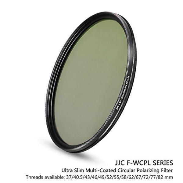 JJC 52mm 18-Layer Circular Polarizer CPL Filter for Lens with 52mm Filter Thread - e.g. for Nikon NIKKOR 18-55mm, Canon EF 40mm f/2.8, EF-S 24mm f/2.8, EF-S 60mm f/2.8, Fuji Fujifilm XF 35mm f/1.4 R - intl