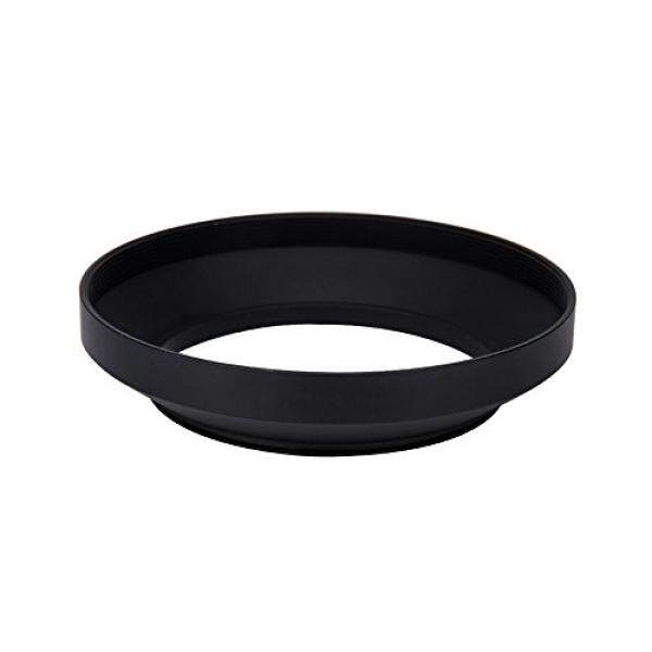 JJC 72mm Screw-in Mount Standard Aluminum Metal Lens Hood for Wide-Angle Lenses with 72mm Front Filter Threads - Fujifilm XF 10-24mm f/4 R OIS Lens, Canon EF 35mm f/1.4L USM Lens - intl