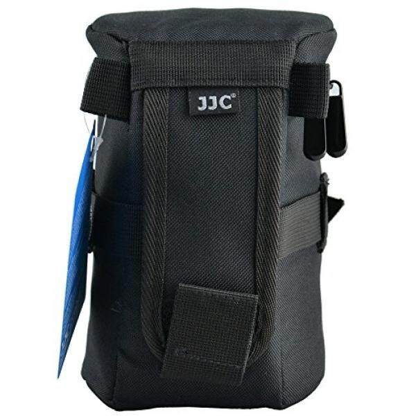 JJC DLP-4 Deluxe Lens Pouch for TAMRON SP 70-300mm F/4-5.6 Di VC USD MODEL:A005NII NIKON AF-S NIKKOR 24-120mm F/4G ED VR / SIGMA / BOWER CANON ZOOM LENS EF 24-70mm 1:2.8L II USM /SIGMA/BOWER - intl