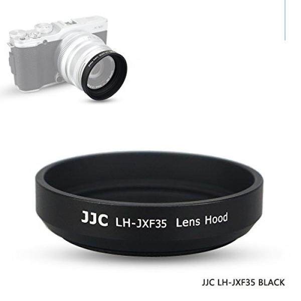 JJC Screw-in Black Lens Hood for Fujifilm XF 35mm f/2 R WR Lens, Canon EF-M 22mm f/2 STM Lens, Samsung NX 20mm F2.8 Pancake Lens - intl