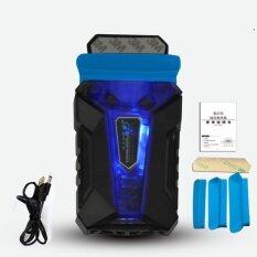 CACTUS V3 + LED light Cool Cold Portable Laptop Cooling Fan Air Extracting Cooler + silencer Malaysia