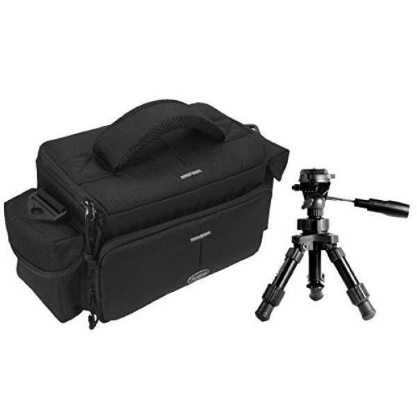 Kamera Foto Tasche Aksi M Set MIT Makro Tischstativ Inkl. Stativtasche F? R Canon EOS 1300D 1200D 760D 750D 700D 80D Nikon D7200 D610 D500 D5500 D5300 D3300 D3200 Und Viele Andere -Intl