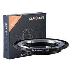 K&F Concept Nikon-F AI Canon EF EOS Objektiv Adapter 5D Mark II 7D 20D 60D 70D 100D 400D 450D 500D 550D 600D 700D 1000D 1100D Adapterring EFS camera Bajonett Kiss-x T2I t3 XS XTI XSI t1i Rebel Nikonf