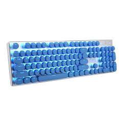 Keycap 104 Double Shot Injection Backlit Keycaps Retro Typewriter Style for all Mechanical Keyboards , Retro Round Keycap Russian Stickers Malaysia