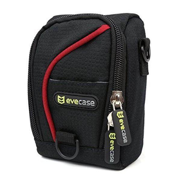 Kecil Kamera Schultertasche, EOS Kompakt Langlebig Digital Kamera Tasche Nilon Tragetasche Displayschutzfolie Jatuh MIT Gurt F? R Canon PowerShot Serie, Nikon, Panasonic, Sony, Pentax, olympus Und Andere Kamera-Schwarz/Rot-Intl