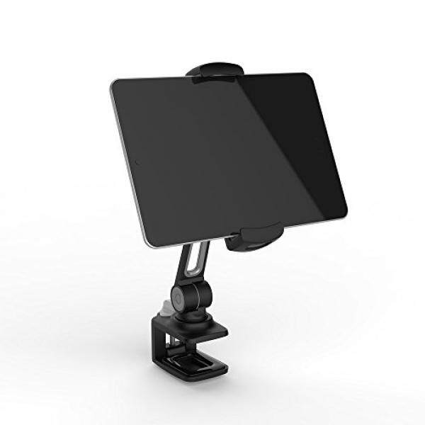 Laricare Stan Telepon Laricare Penyangga Meja Tempat Ponsel 360 Derajat Putar Aluminium Adjustable Klem Kokoh untuk Kamera, iPad, Iphone samsung dan Ponsel Pintar Lainnya LD204B (Hitam)-Intl