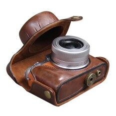 Leather Camera Case Bag Cover Pouch For Panasonic GF8 GF7 BK