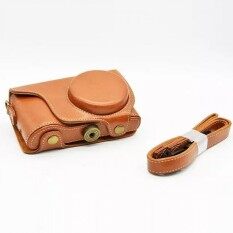 Kulit Camera Case Untuk Samsung GALAXY EK-GC100 GC100 GC200EK-GC-200 Kamera Digital PU Kulit Camera Bag Cover (Coklat)