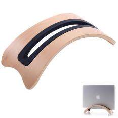 leegoal BookArc Mod For MacBook, White Birch Color Modern Wood Desktop Stand For MacBook Pro (White) Malaysia