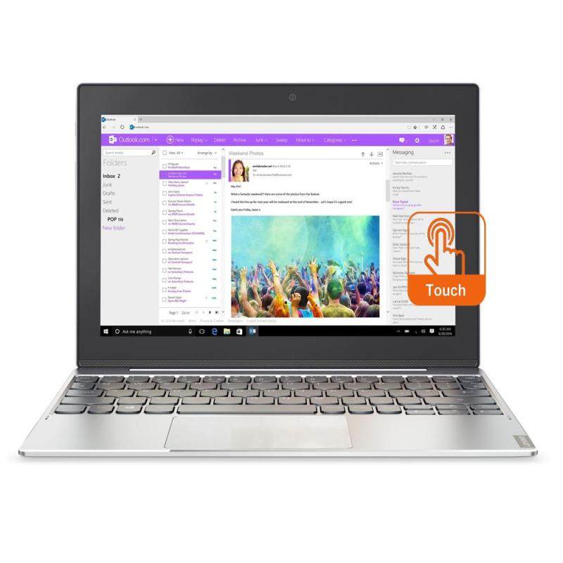 Lenovo MIIX 320-10ICR 80XF00GBMJ 10.1 Touch 2-in-1 Laptop Silver (X5 Z8350, 4GB, 128GB, Intel, W10P) Malaysia