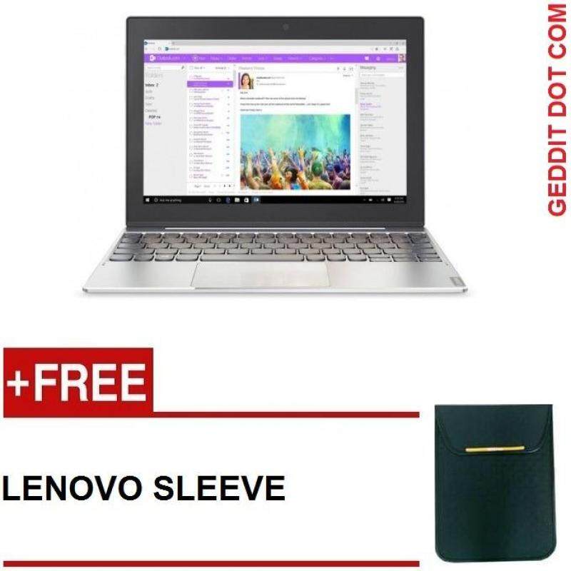 Lenovo Miix 320-10ICR 80XF00GBMJ (Atom X5-Z8350, 4GB, 128GB EMMC, Win10 Pro, 10.1 HD Multi-touch, Keyboard + Active Pen,1 Year warranty) Free Lenovo Sleeve Case Malaysia