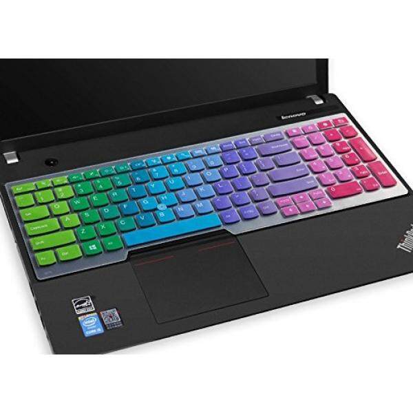 Leze - Ultra Thin Soft Keyboard Skin Cover for Lenovo Thinkpad E531 E540 E555 E560 E565 E570 E575 W540 W541 W550 W550s L560 L570 T550 T560 P50 P50s P70 P71 Laptop - Rainbow - intl