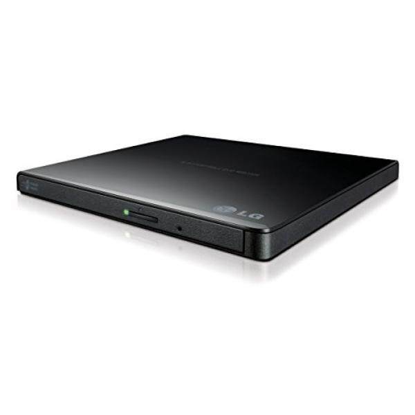 LG Electronics 8X USB 2.0 Super Multi Ultra Slim Portable DVD Writer Drive +/-RW External Drive with M-DISC Support (Black) GP65NB60 - intl