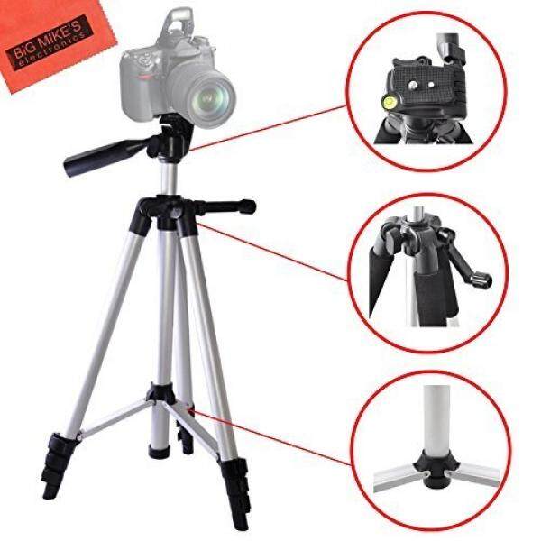 Lightweight 57-inch Camera Tripod for Nikon DL24-500, DL18-50, DL24-85, DF, D300s, D500, D600, D610, D700, D750, D800, D810, D3200, D3300, D3400, D5200, D5300, D5500, D5600, D7000, D7100, D7200 DSLR - intl