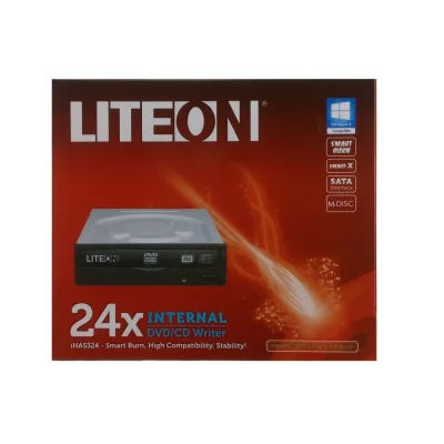 Liteon 24X Internal DVD/CD Writer (SATA) FOC 10pcs DVD-R Medias