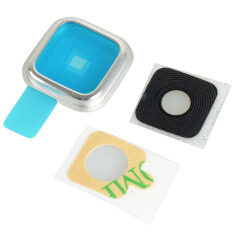 Lot 10 Kamera Lensa Kaca Tutup Ganti untuk Samsung S5 SV I9600 G900 G9005 (Sliver)--Intl