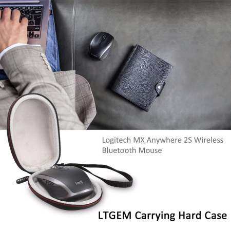 LTGEM for MX Anywhere 2 / 2S Wireless Mobile Mouse EVA Hard Case Travel Protective Carrying Storage Bag