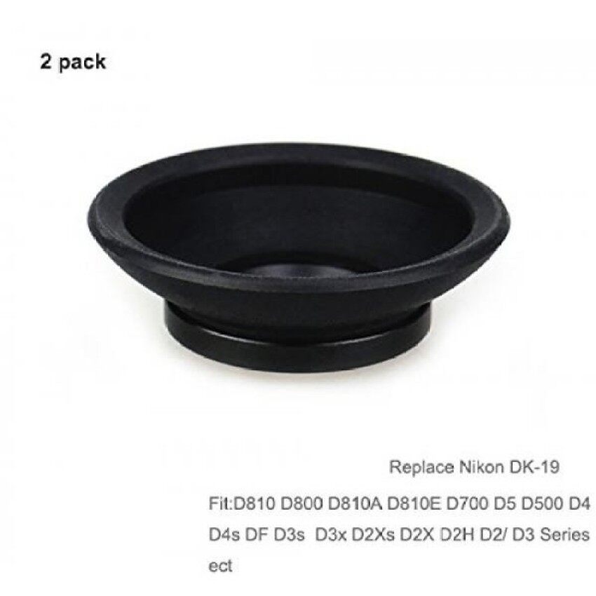 Lxh (2 Pack) menggantikan Nikon Dk-19 dan Dk-17 Eyecup Mata Cangkir Lensa Mata Viewfinder untuk Nikon D810 D800 D810a D800e D700 D5 D500 D4s d4 DF D3s D3x D2xs D2x D2h D2, d3 Seri, Dll-Internasional