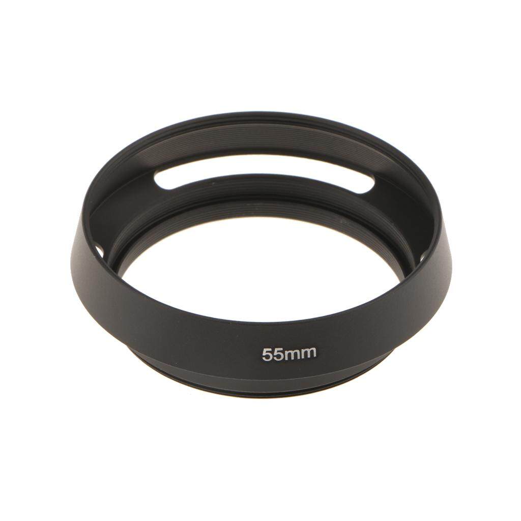 Magideal Profesional Penggantian Lensa Tudung 55 Mm untuk Kamera Leica Hitam-Internasional