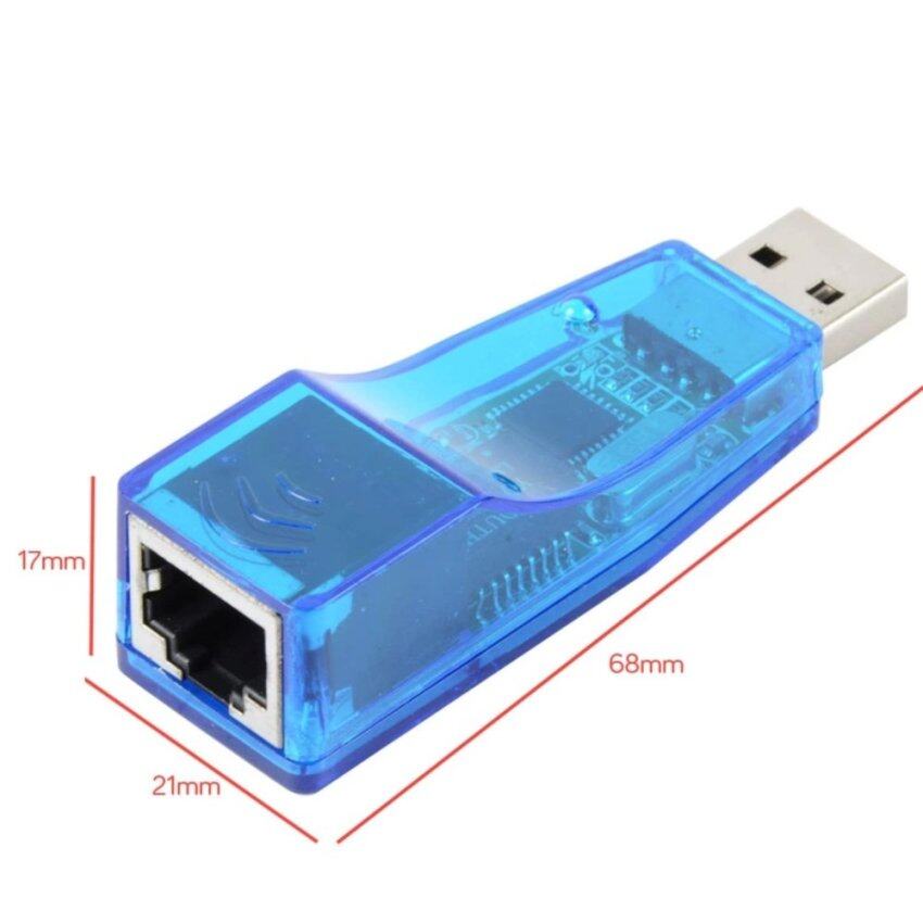 (Malaysia) USB Ke RJ45 LAN Adaptor Kartu Jaringan Komputer-Internasional