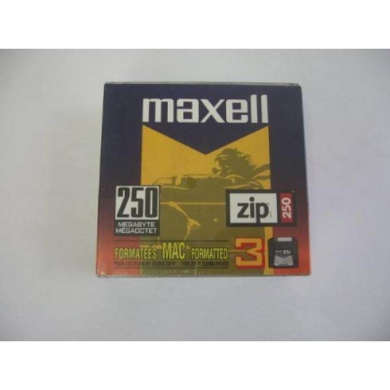 MAXELL 250MB Zip Disks for Macintosh (3 Pack) - intl