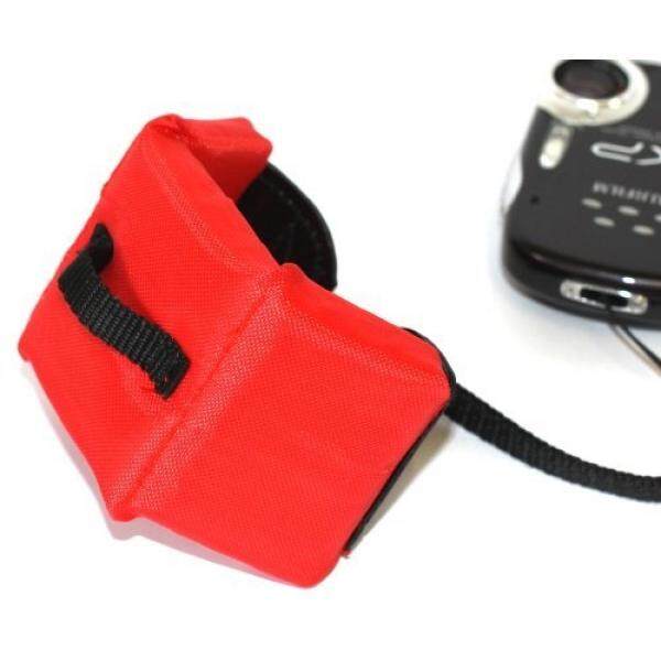 Maxsimafoto - Red Floating strap for waterproof cameras, Canon D20, D10, Nikon AW100, AW110, Sony Cybershot TX10, TX20, Panasonic Lumix DMC-FT4, Olympus ? (mju:) Tough TG-610, FUJIFILM FinePix XP10, XP20, XP30, XP150, Pentax Optio WG-1, WG-2, WG-3. - intl