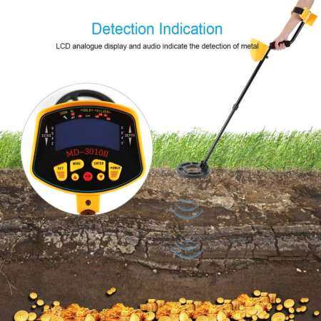 MD3010 Deep Sensitive Metal Detector Searching Gold Digger Treasure - intl