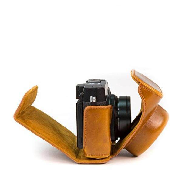 Megagear Leder Kameratasche F? R Fujifilm X30 12 MP Kompakte Systemkamera (Hellbraun)-Intl