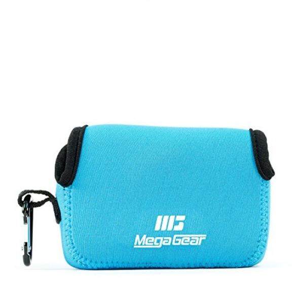 Megagear Panasonic Lumix DC-ZS70, DC-TZ90, DMC-ZS100, TZ100, TZ101 Ultraleichte Kameratasche Aus Neopren MIT Karabiner Haken Blau-Intl