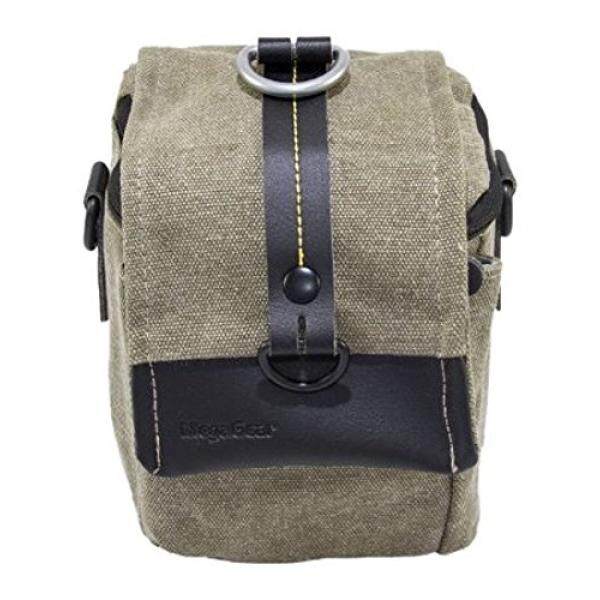 MegaGear Ultra Light Kamera Tasche f?r Canon PowerShot SX400 IS, SX50 HS, SX520 HS, SX510 HS, SX500, Nikon B500, 1 S1, 1 J3, Nikon P7800, L820, L830, Panasonic FZ200, Sony H200, Nex-3N, Nex-5R, Sony A5100, A5000, with 18-55 Lens, Fuji S8200 (Gr?n - intl