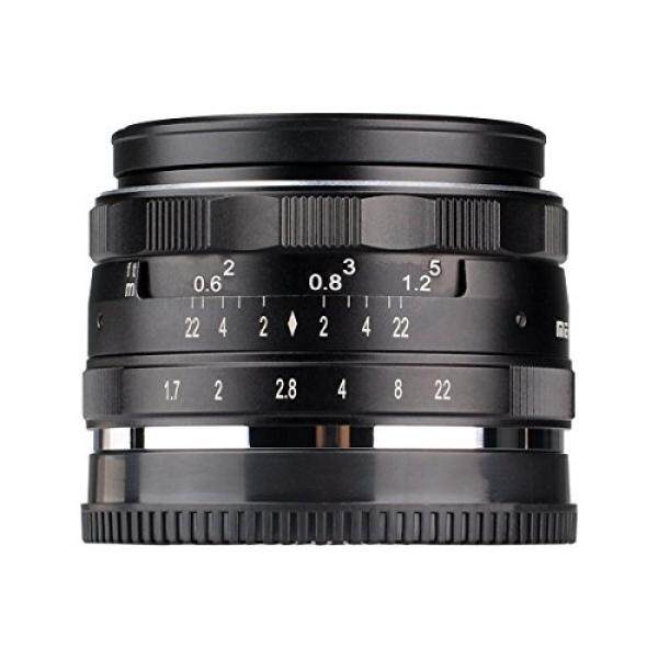 Meike MK-35mm-F1.7 Gro��e Blend Membusuk Manueller Fokus APS-C Kameraobjektiv F? R Sony A6500 A6300 A600 A6100 NEX3 NEX5 NEX6 NEX7 A5000 A5100 A9 A7 (Sony)-Intl