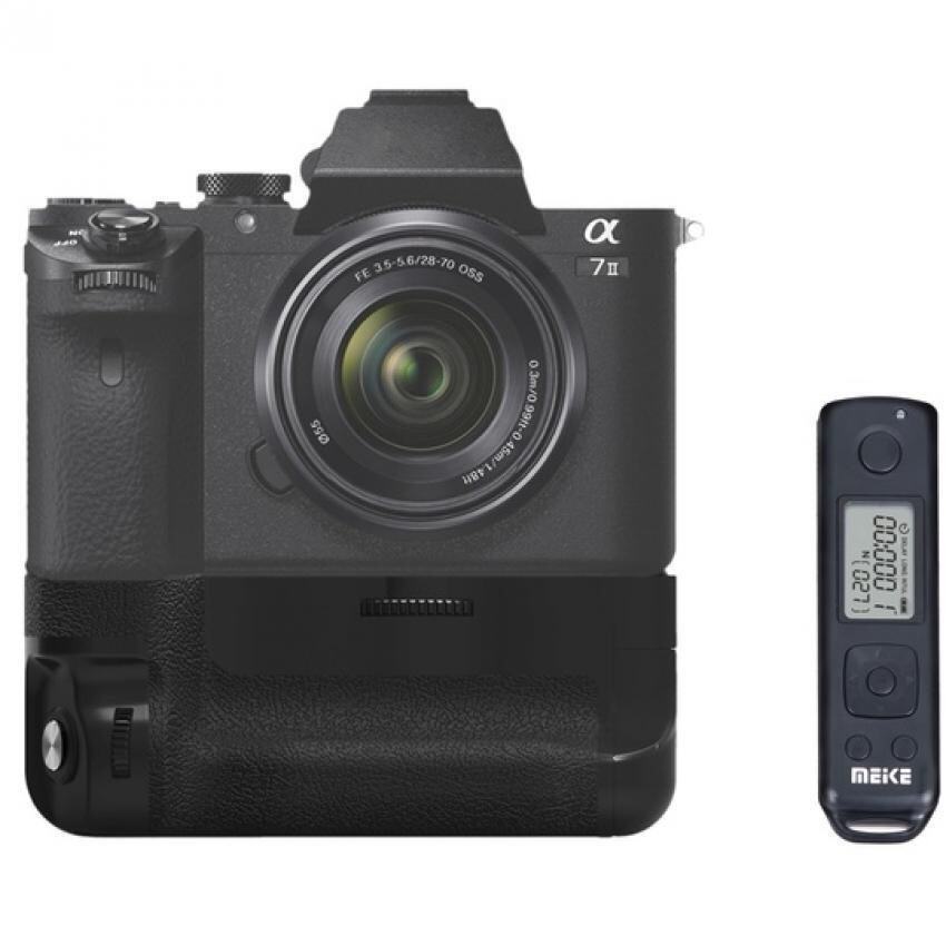 NiceSky Meike MK-A7II Pro Built-in 2.4g Wireless Control Battery Grip for For Sony A7R II A7 II as VG-C2EM