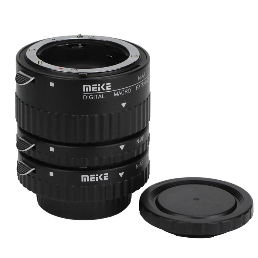 Meike MK-N-AF1-B Auto Fokus Konfirmasi Tabung Ekstensi Makro untuk NikonD80 D90 D7000 D7100 D5000 D51000 D5200 D3200 Kamera DSLR- internasional