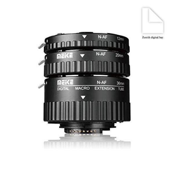 Meike Mk-n-af1-b Kunststoff Elektronik Makro Otomatis Foucs Ekstensi Adaptor Tabung F? R Nikon DSLR Kamera Und Nikkor AF AF-S D G Und VR-Objektiv Seri Kameras D80 D90 D300 D300sd800 d3100 D3200 D5000 D51000 D5200 D7000 D7100 Dll .. -Intl